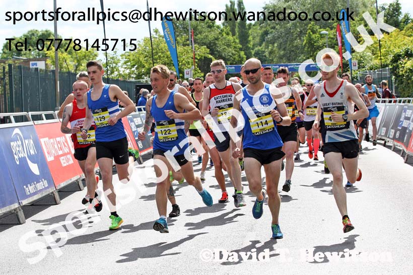 Great North 10k, Gateshead. Photo: David T. Hewitson/Sports for All Pics